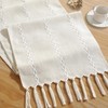 Cenebonxy Rustic Boho Table Runner, Farmhouse Table Runners 60 Inches