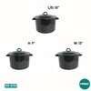 MIRRO 7.75 Qt Enamel Stock Pot for Canning, Black