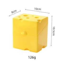 Contenedor de rebanadas de queso, caja de queso con tapa, suministros de herramientas de cocina, caja de almacenamiento de queso multiusos, soporte