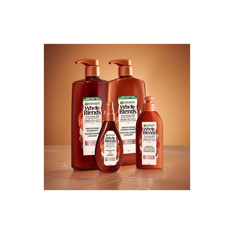 Garnier Whole Blends Coconut Oil & Cocoa Butter Smoothing Leave