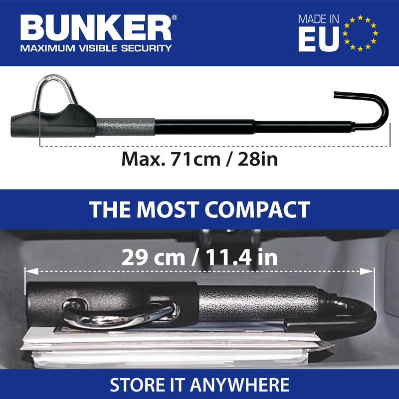 Bunker BT29 High-End Telescopic Steering Wheel Brake Pedal Lock, The