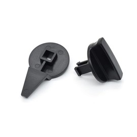 JNNJ Warning Triangle Cover, Holder Warning Triangle Tailgate Knob Holder Clip, Tailgate Boot Warning Triangle Cover, Compartment Holder, Rotary Knob Mounting Lock (Black)