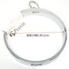 Praxia Metal Collar Lockable Choker, Letter M Design, Women's, Diameter