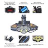 7 Core Headlight Long Range USB Rechargeable Headlamp Outdoor Work
