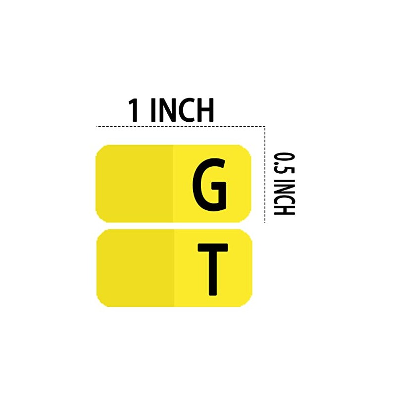 YOUOK Alphabet Index Stickers Labels, A-Z Tab Dividers for 3