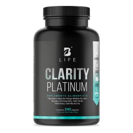 Clarity Platinum con 240 Cpsulas Frmula Nootrpica para Enfoque, Impulso Mental y Bienestar Cognitivo B Life
