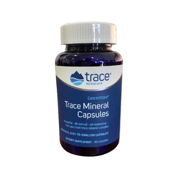 Trace Minerals Concentrace Trace Minerals 90 Capsulas Sabor Sin Sabor