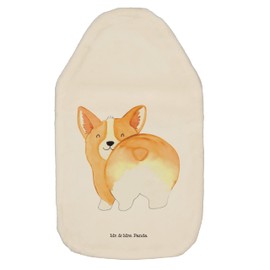 Mr. & Mrs. Panda Corgie Po Hot Water Bottle - Gift, Dog, Grain Cushion, Dog Love, Dog Breed, Hot Water Bottle Cover, Animal Lover, Children's Hot Water Bottle, Saying, Motivation, Dog Mum, Cute, Self-Love