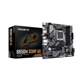 GIGABYTE B650M D3HP AX (rev. 1.0) AM5 LGA 1718 AMD B650 M-ATX DDR5, 2X PCIe 4.0 M.2, PCIe 4.0, USB 3.2 Gen2 Type-C, Wi-Fi 6E, 2.5GbE LAN