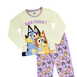 Girls Bluey Pyjamas Bedtime Character Nightwear (Bluey - Bedtime, 2-3 Years)