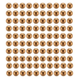 Kozelo 100pcs Brass Precision Balls - [4mm] Round for Bearings Bushings Valves, Machinery, Automotive, and DIY Use