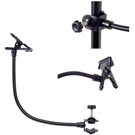Konseen Photography Aids Flexible Arm for Photography Strong Clip for Reflectors, Light Stands, Backdrops and More (Style 4)
