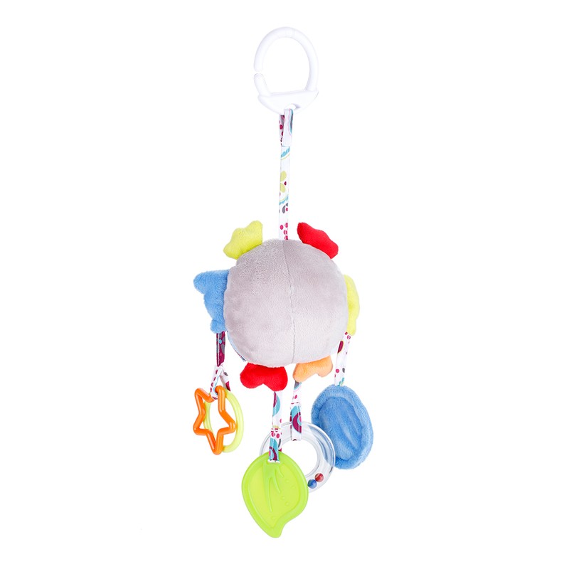 Soft Infant Plush Toy Cute Animal Rattle Baby Bed Stroller
