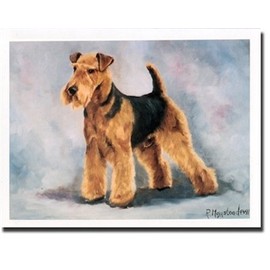 Welsh Terrier Standing Notecards
