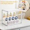 Acrylic Display Case,3 Layer Clear Display Case Adjustable Display Box