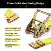 8-Pack E Track Ratchet Straps, Heavy Duty 2"x15ft Cargo Tie