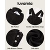 luvamia Black Jean Overalls for Women Black Overalls for Women