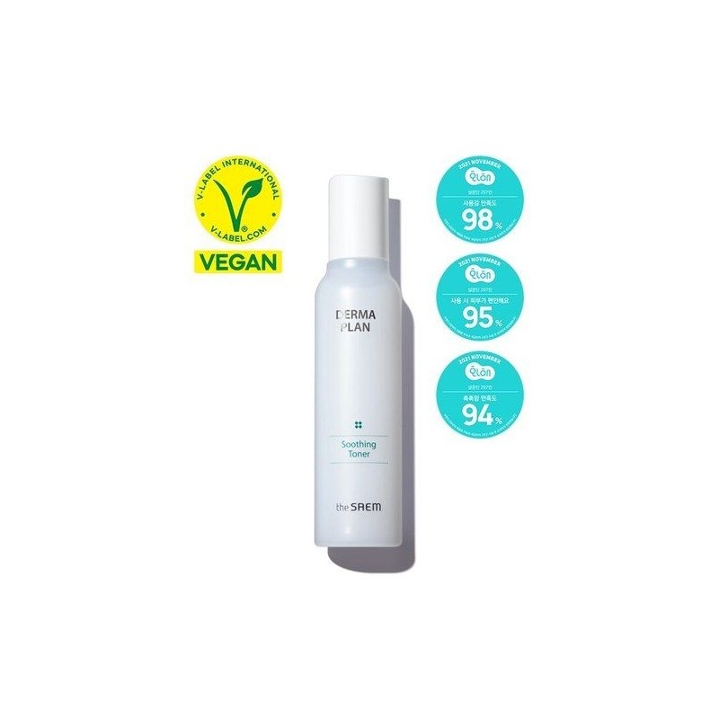 The Saem US1330621 155ml Derma Plan Soothing Toner / 더샘