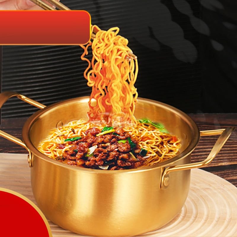 BOENLU Korean Ramen Pot Korean Cooking Pot Instant Noodle Pot