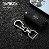 KeyUnity Titanium 2 in 1 EDC Keychain Clip Multitool, Carabiner