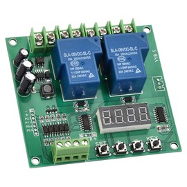 Forward/Reverse Motor Control Board Two Relay Timing Cycle Module 12v 24v YYB-5