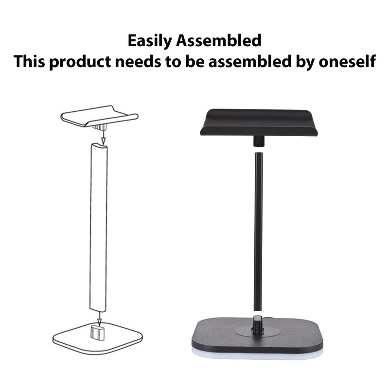 FUNFANG Headphone Stand Bottom Illuminated Headphone Holder RGB Light for