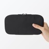 MUJI Gadget Pouch Slim, Black, One size