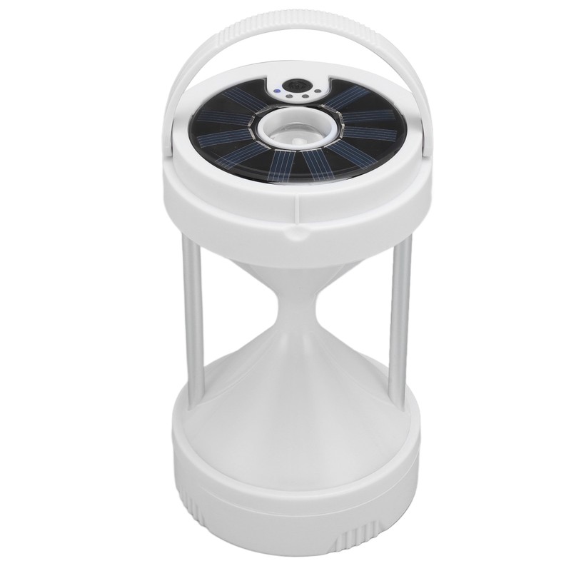 LED Camping Lantern USB Rechargeable Hourglass Solar Powered Camping Light