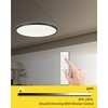 1pack 24 Inch Remote Control Dimmable Large LED Flush Mount