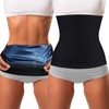 Geyoga 2 Pieces Waist Trimmer for Women Sweat Wrap Sweat
