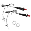 Jiozermi 2 Pcs Piezo Spark Igniter, Metal Threaded Ceramic Push