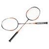 2 Pcs Carbon Fiber Badminton Rackets Ultra Light Adult for