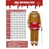SOMSOC Women Gingerbread Costume Adult Christmas Flannel Fleece Pajama Gingerbread