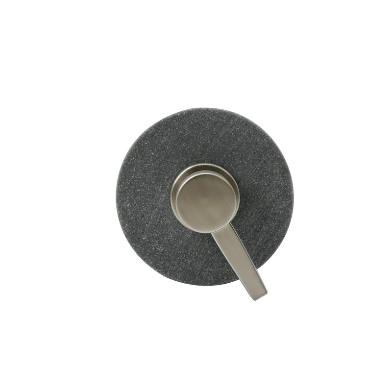 Indecor Home Resin Neutral Gray Sandstone Conditioner Engraved Bottle Refillable