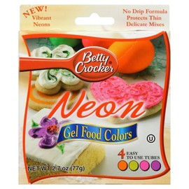 Betty Crocker Neon Gel Food Color, 2.7000-ounces (Pack of6)