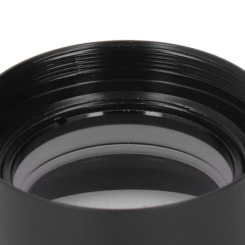 Auxiliary Objective Lens Aluminum Alloy 0.5X Microscope Part for SM