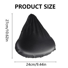 KONVER Bike Seat Cushion Cover, Bike Seat Rain Covers, Dust Resistant Bicycle Saddle Cover, Bike Seat Cushion Bicycle Seat Protector Shield for Mountain, Road Exercise