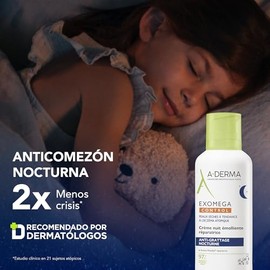 A-Derma Exomega Control Crema Hidratante Emoliente Noche Piel Atópica 400ml