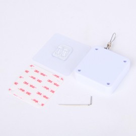 JPAR No-Drill Wire Door Closer White