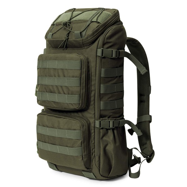 Mardingtop 28L Tactical Backpacks Molle Hiking daypacks for Motorcycle Camping Hiking Military Traveling (6347-Army Green)