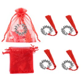 MKISHINE Bomboniera Laurea Corona Alloro, Pack of 12