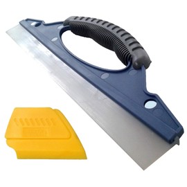 VViViD - Espátula de Goma para el hogar, tamaño Grande, Incluye rasqueta para Ventanas, Color Amarillo