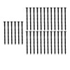 50-Pack 8-Inch Plastic Spiral Nylon Landscape Anchoring Spikes for Paver