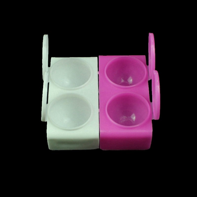 1 Piece Double Cup Nail Art Cup Bowl Acrylic Liquid