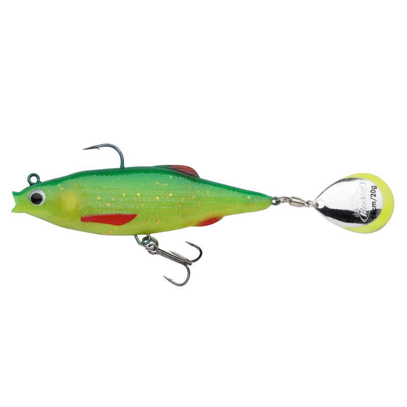Berkley Pulse Realistic Flash; Soft Plastic Fishing Lure with Spinner