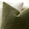 ANRODUO Pack of 2 Textured Boucle Throw Pillow Covers Soft