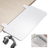 PEGZONE Desk Extender Tray, 24" x 14.4" Clamp On Shelf,