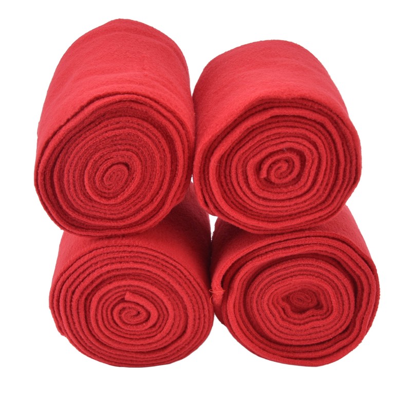 4Pcs Horse Leg Warp Self Adhesive Breathable Wear Resistant Animal