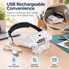 USB Rechargeable LED Head Magnifier for Watch Repair – Hands-Free