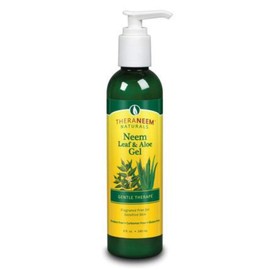 Theraneem Neem Leaf & Aloe Gel | Helps Refresh & Nourish Skin | Organic Neem Leaf & Aloe Vera | 8fl oz (Fragrance Free)